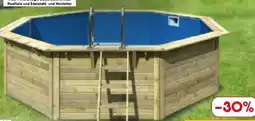 Netto Marken-Discount Karibu Massivholz Pool Angebot