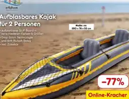 Netto Marken-Discount e4fun Aufblasbares Kajak Angebot