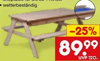 Netto Marken-Discount Dobar Kinder Picknicktisch Angebot