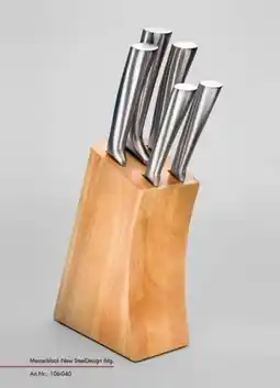 Opti Wohnwelt Justinus Bestecke Messerblock New Steel Design Angebot