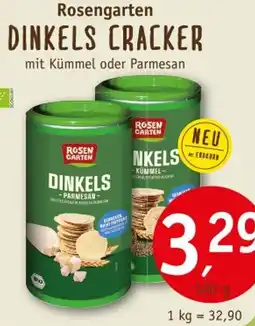 Erdkorn Biomarkt Rosengarten DINKELS CRACKER Angebot
