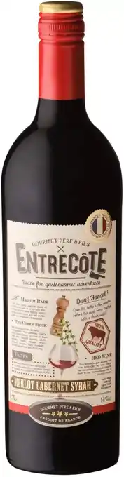 Kaufland Weingut Gourmet Père & Fils Entrecôte Merlot Cabernet Syrah Angebot