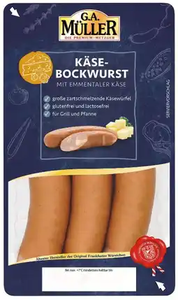 Kaufland G.A. Müller Käse Bockwurst Angebot