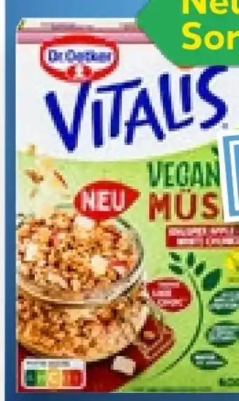 Kaufland Dr. Oetker Vitalis Müsli Vegan Angebot