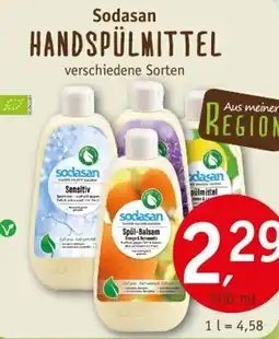 Erdkorn Biomarkt Sodasan HANDSPÜLMITTEL Angebot