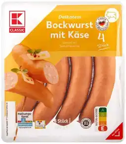 Kaufland K-Classic Käse-Bockwurst Angebot