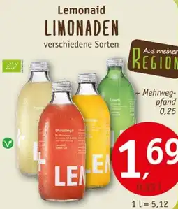 Erdkorn Biomarkt Lemonaid LIMONADEN Angebot