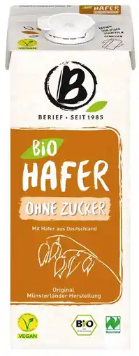 Kaufland Berief Bio Haferdrink Vegan Angebot