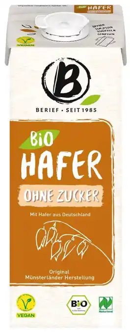 Kaufland Berief Bio Haferdrink Vegan Angebot
