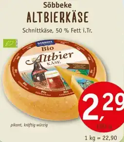 Erdkorn Biomarkt Söbbeke ALTBIERKÄSE Angebot
