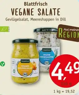 Erdkorn Biomarkt Blattfrisch VEGANE SALATE Angebot