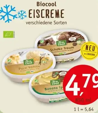 Erdkorn Biomarkt Biocool EISCREME Angebot