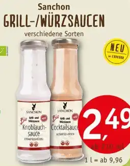 Erdkorn Biomarkt Sanchon GRILL-/WÜRZSAUCEN Angebot