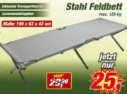 Posten Börse Stahl Feldbett Angebot