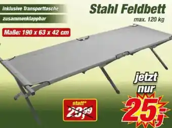 Posten Börse Stahl Feldbett Angebot