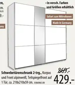 Franz Knuffmann Schwebetürenschrank 2-trg. Angebot