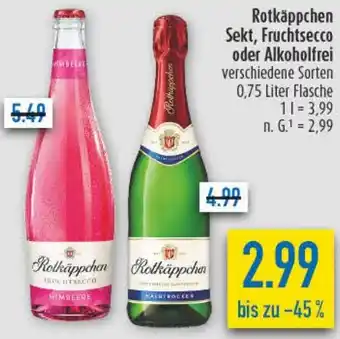 diska Rotkäppchen Sekt, Fruchtsecco oder Alkoholfrei Angebot