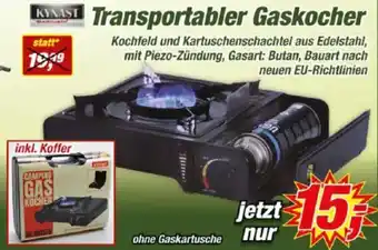 Posten Börse KYNAST Transportabler Gaskocher Angebot