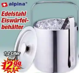 Posten Börse Alpina Edelstahl Eiswürfelbehälter Angebot