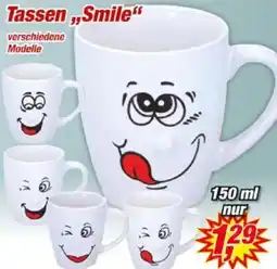 Posten Börse Tassen ,,Smile" Angebot
