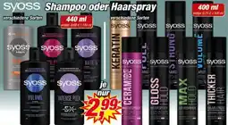 Posten Börse Syoss Shampoo oder Haarspray Angebot