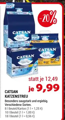 Zookauf Catsan katzenstreu Angebot