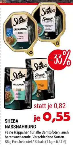 Zookauf Sheba nassnahrung Angebot