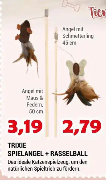 Zookauf Trixie spielangel + rasselball Angebot