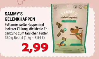 Zookauf Sammy's gelenkhappen Angebot