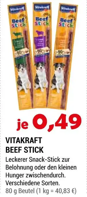 Zookauf Vitakraft beef stick Angebot