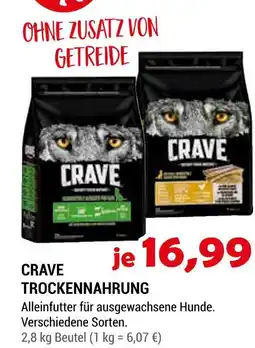 Zookauf Crave trockennahrung Angebot