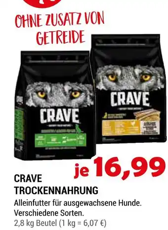 Zookauf Crave trockennahrung Angebot