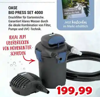 Zookauf Oase bio press set 4000 Angebot