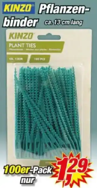 Posten Börse KINZO Pflanzenbinder Angebot