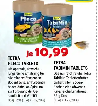 Zookauf Tetra pleco tablets oder tabimin tablets Angebot