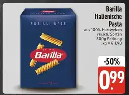 Edeka Xpress Barilla italienische pasta Angebot