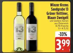 Edeka Xpress Winzer krems sandgrube 13 grüner veltliner oder blauer zweigelt Angebot