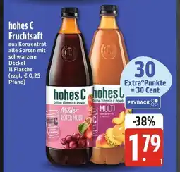Edeka Xpress Hohes c fruchtsaft Angebot