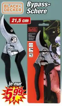 Posten Börse BLACK + DECKER Bypass Schere Angebot