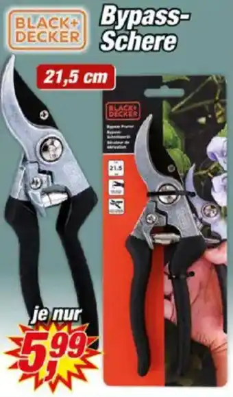 Posten Börse BLACK + DECKER Bypass Schere Angebot