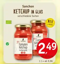 Erdkorn Biomarkt Sanchon tomaten ketchup Angebot