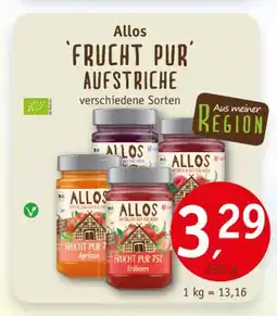 Erdkorn Biomarkt Allos frucht pur aufstriche Angebot