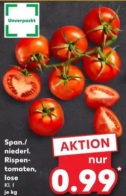 Kaufland Unverpackt span./niederl. rispentomaten, lose Angebot