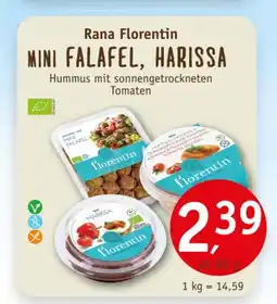 Erdkorn Biomarkt Florentin mini falafel, harissa Angebot