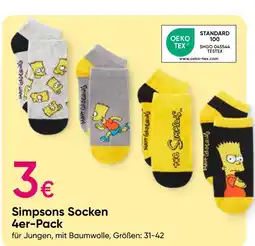 PEPCO Simpsons socken 4er-pack Angebot