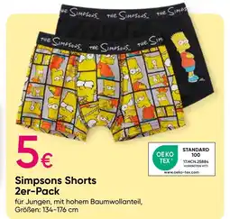 PEPCO Simpsons shorts Angebot