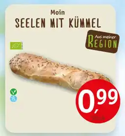 Erdkorn Biomarkt Seelen mit kümmel Angebot