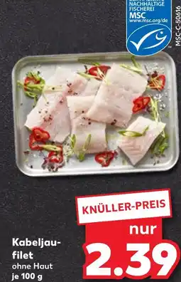 Kaufland Msc kabeljaufilet Angebot