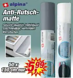 Posten Börse Alpina Anti-Rutschmatte Angebot