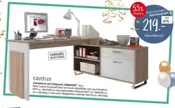 Zurbrüggen Cantus schreibtisch mit sideboard manager Angebot